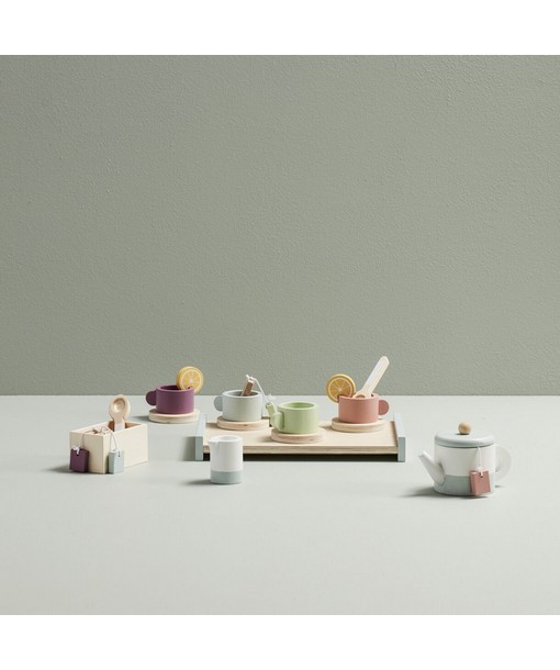Kids Concept ξύλινο σετ τσαγιού Bistrot - Image 2
