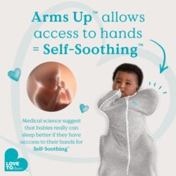 LoveToDream Υπνόσακος Swaddle UP Bamboo Original 1.0tog Grey Dot Limited Edition- 6-8.5kg – Medium - Image 4